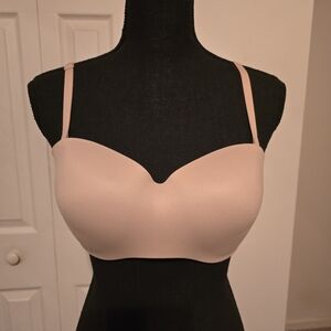 Soma Beige Enbliss Stay Put Strapless Bra Sz 34D